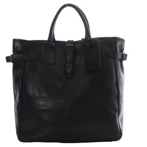 トートバッグ オールレザー ブラック