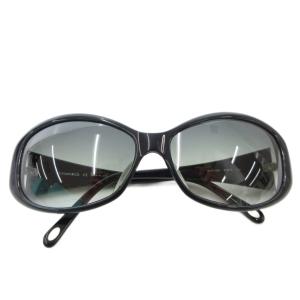 オーバル サングラス ロゴ 61口15 135 黒 ブラック 8001/8F /JS