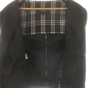 BURBERRY BLACK LABEL ナイロンジャケット ブルゾン ジップアップ M ブラック /DF OS
