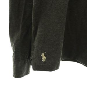 POLO RALPH LAUREN 長袖 ポロシャツ S グレー /MI OS