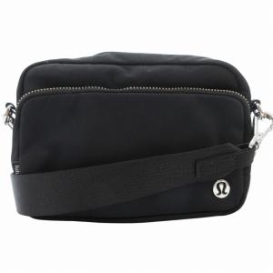 ミニショルダーバッグ 斜め掛け クロスボディ ロゴ ナイロン 黒 ブラック /GV SH