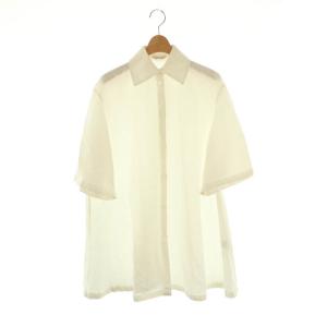 CELERI 23SS MINI DRESS シャツワンピース リネン混 36 白 /MI OS SH