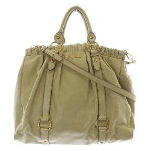 VITELLO LUX 2WAYバッグ クリームカラー