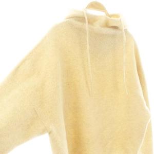 DRESSTERIOR ウールカシミヤ ニットパーカー プルオーバー セーター フード 38 ベージュ /NR OS