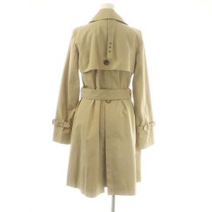 BURBERRY BLUE LABEL トレンチコート スプリングコート ロング ダブル 38 ベージュ /DO OS