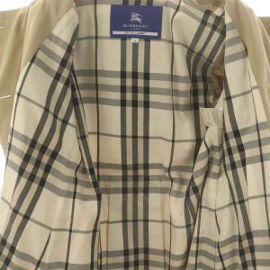 BURBERRY BLUE LABEL トレンチコート スプリングコート ロング ダブル 38 ベージュ /DO OS