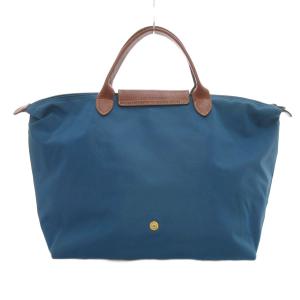 Longchamp ル プリアージュ トートバッグ ロゴ L 青 ブルー 1623089A56 /JS
