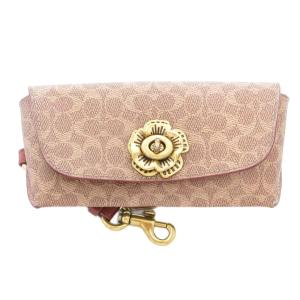 サングラス ケース バッグ チャーム シグネチャー キャンバス メガネケース 茶 ブラウン /AE AA