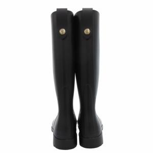 MACKINTOSH レインブーツ 長靴 ロング ロゴ ラバー 39 紺 ネイビー /GV