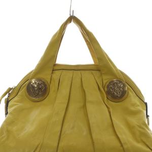 GUCCI ヒステリア ハンドバッグ トートバック 黄色 イエロー /SR8 OH