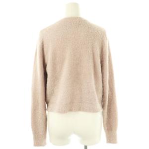 Apuweiser-riche 23AW コンパクトラメカーデトップ カーディガン 2 ピンク シルバー色 /MI OS