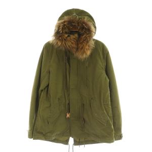 モッズコート ミリタリー 裏ボア フード F カーキ /MY OS