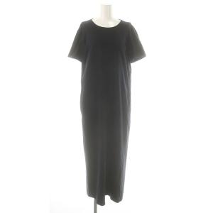 バッグベルト ショートスリーブ ワンピース 2 紺 /MI OS