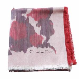 Christian Dior Dior Roses ショール ストール 赤 レッド /SR15