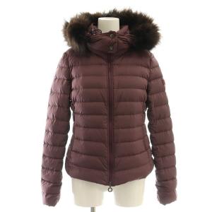 VARENA ダウンジャケット ラクーンファー 02 スモークプラム