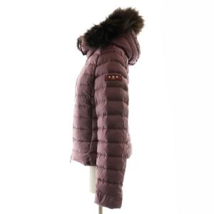 TATRAS VARENA ダウンジャケット ラクーンファー 02 スモークプラム