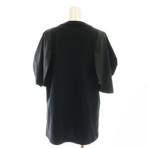 nagonstans 25SS circle-sleeve t-shirt トップス カットソー 切替 M ブラック /HK