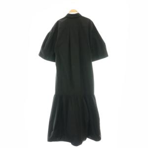 ENFOLD 25SS SOFT MEMORY TAFFETA HALF SLEEVE SHIRT DRESS