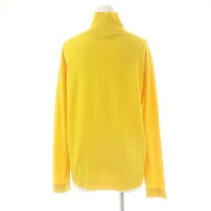 MAX MARA WEEKEND LINE シルク ウール モックネックニット セーター M 黄色 /MI OS