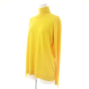 MAX MARA WEEKEND LINE シルク ウール モックネックニット セーター M 黄色 /MI OS