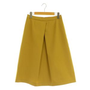 タックフレアスカート ロング 38 マスタード /MY OS