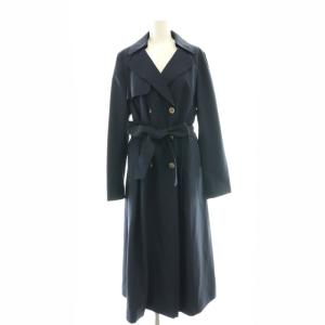 トレンチコート スプリングコート ベルト付き 3 紺 /CX OS