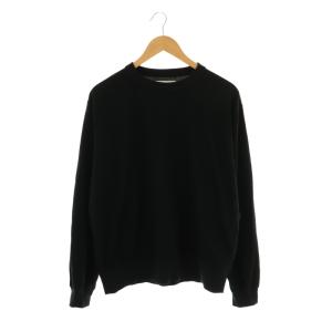 25SSオーガニックコットンインレイスウェットトップス カットソー Tシャツ 1 黒 /MI OS AD