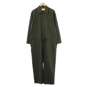 25SSコットンオールインワン 1 モスグリーン