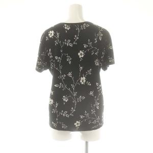 agnes b. シルクリネン ジャガード ニット セットアップ 上下 総柄 1 2 黒 ブラック /AT OS