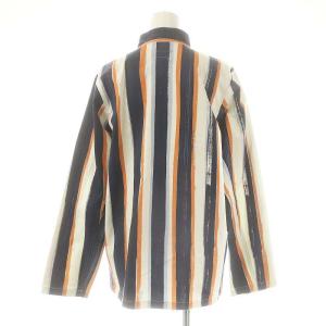 agnes b. ジャケット スカート ストライプ セットアップ 上下 1 38 紺 ネイビー 白 ホワイト /AT OS