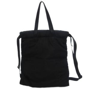 To b. by agnes b. タグ付き 23AW SAC パフィー 2WAY リュックサック トートバッグ ロゴ 黒 ブラック /JS