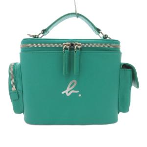 23SS VANiTY 2way ショルダーバッグ レザー ロゴ 緑 グリーン /JS