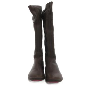 Reebok EASYTONE REEPRAISE ロングブーツ ジョッキー レザー 24.5cm 茶 ブラウン /JS