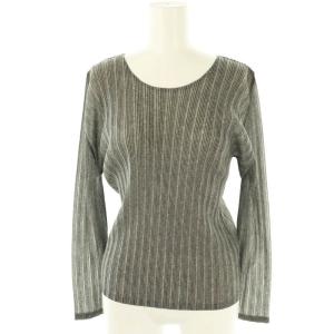 イッセイミヤケ RIB PLEATS BASICS プリーツカットソー 3 グレー /MI OS