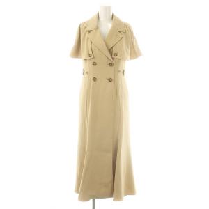 ケープカラートレンチワンピース ロング 00 ベージュ /DF OS