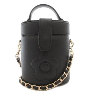 ×マリークワント MARY QUANT 美品 23SS デイジーミニバッグ チェーンショルダー 2WAY