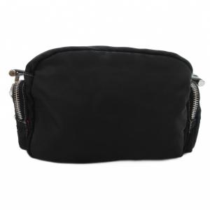 MAX&CO. 24SS ミニショルダーバッグ ファスナー ナイロン 黒 ブラック /JS