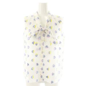 Diagram GRACE CONTINENTAL セットアップ キカJQボウタイブラウス スカート フレア 38 白 マルチカラー /MI OS