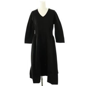 CELFORD ホールガーメントニットワンピース 38 黒 /MI OS SH