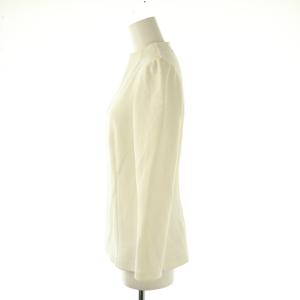 BORDERS at BALCONY BOUCLE LONG SLEEVE トップス カットソー 36 白 /MI OS SH