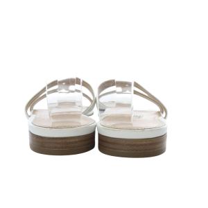 PELLICO SAMI カナーレ CANALE サンダル フラット レザー 36.5 ホワイト /YO12 SH