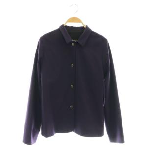 フランネルウールジャケット スタンドカラー 36 紫 パープル /AT OS SH