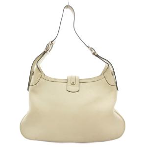 Salvatore Ferragamo ガンチーニ ハンドバッグ ワンショルダー 肩掛け レザー 白 ホワイト /GV