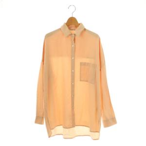 ワイドシャツ ブラウス オレンジ /AQ OS