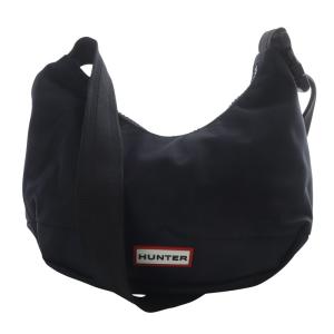 ナイロン ミニ ホーボー バッグ ロゴ 黒 ブラック /SR22