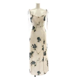 24AW ビスチェデザインサテンキャミワンピース マキシ ロング 0 ピンク /AT OS