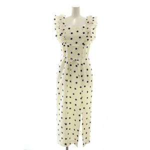 24AW バルーンフリルスリーブIラインワンピース マキシ ロング ノースリーブ 1 白 ホワイト SWFO244002