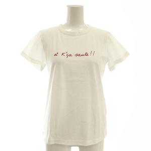 ロゴ 半袖 Tシャツ カットソー 1 白 ホワイト /AT OS