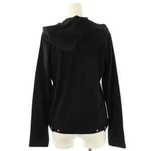 agnes b. プレッション ドット パーカー スナップボタン 1 黒 ブラック /AT OS