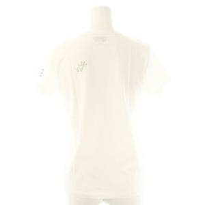 agnes b. トカゲ ロゴ 刺繍 半袖 Tシャツ カットソー T1 ホワイト /DF OS
